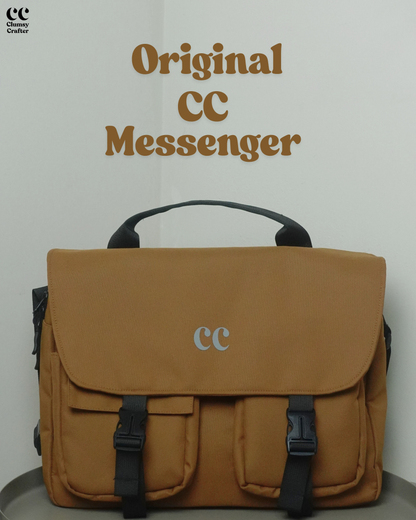 CC Messenger Bag- Brown