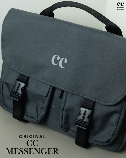 CC Messenger Bag- Grey