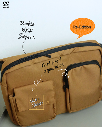 CC Messenger Bag- Brown