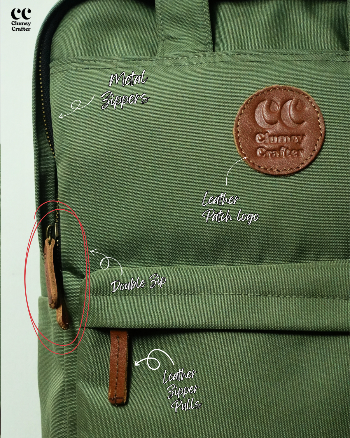 Meera Backpack- Green