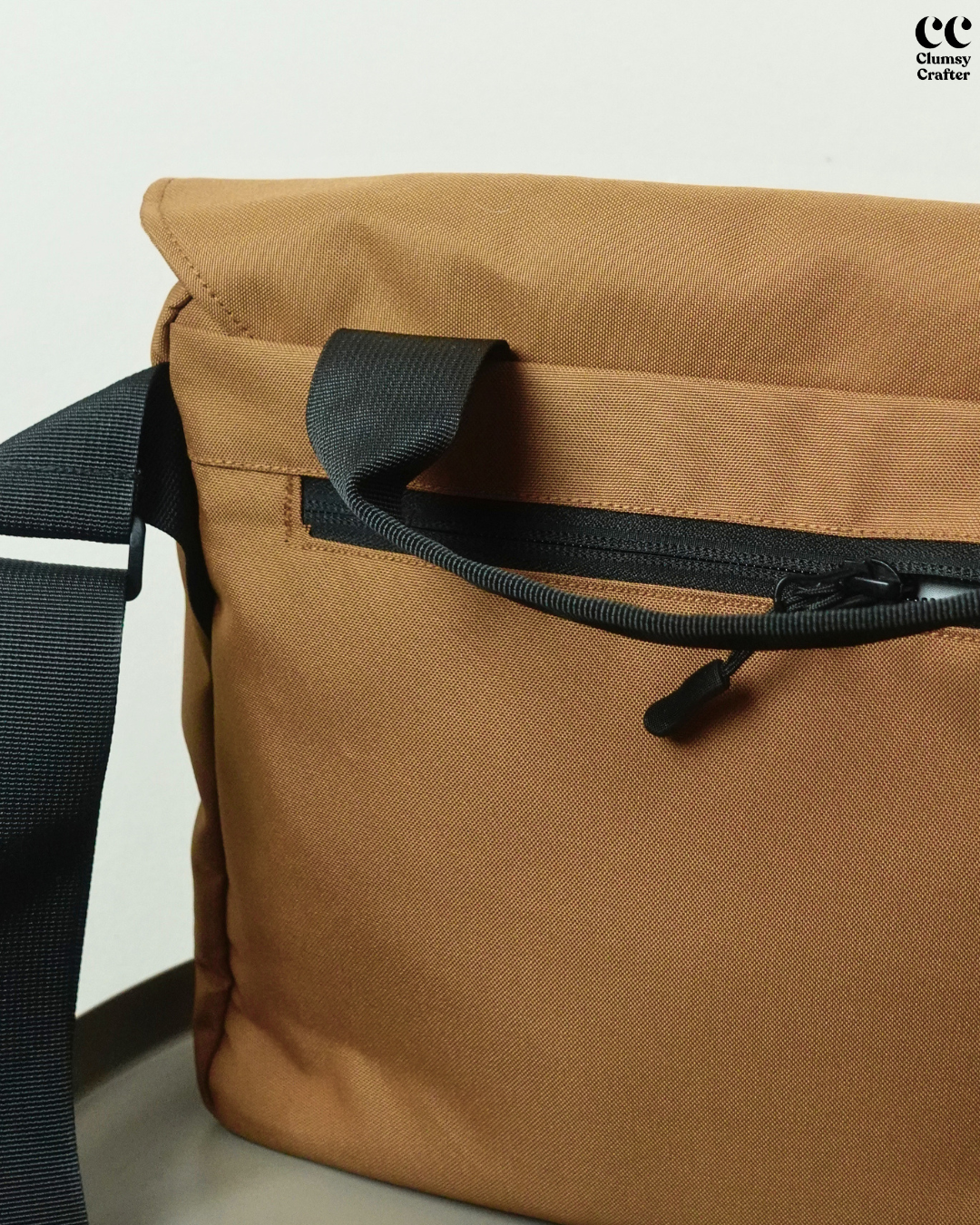 CC Messenger Bag- Brown