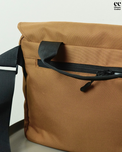 CC Messenger Bag- Brown