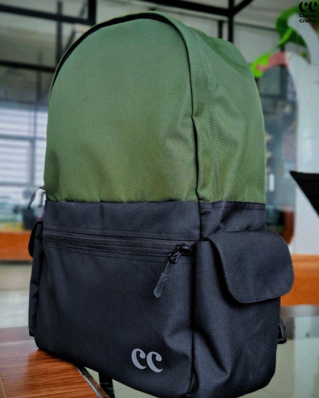 Phoenix Backpack- Armada Green & Black
