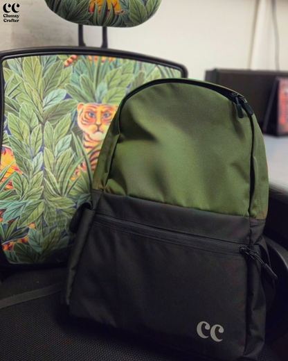 Phoenix Backpack- Armada Green & Black