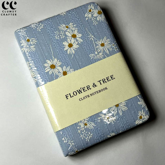 13.1 MINI POCKET SIZED FLOWER & TREE- CLOTH NOTEBOOK