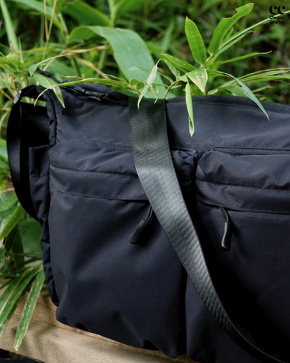 Juno Messenger Bag  - Black