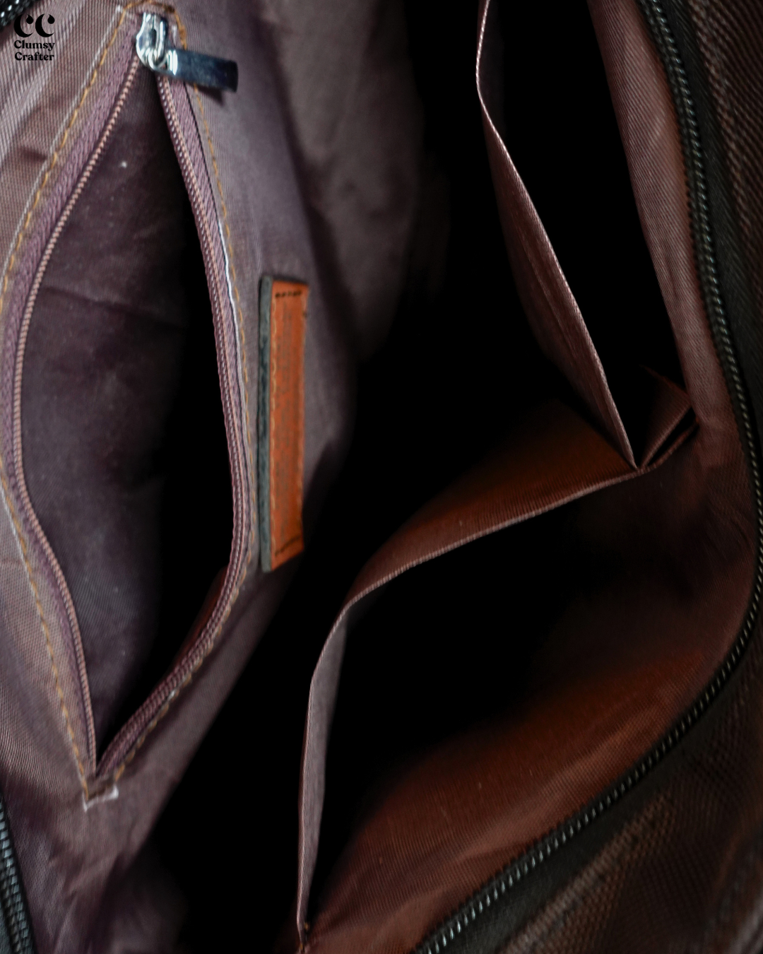 Brief Messenger Bag- Dark Brown
