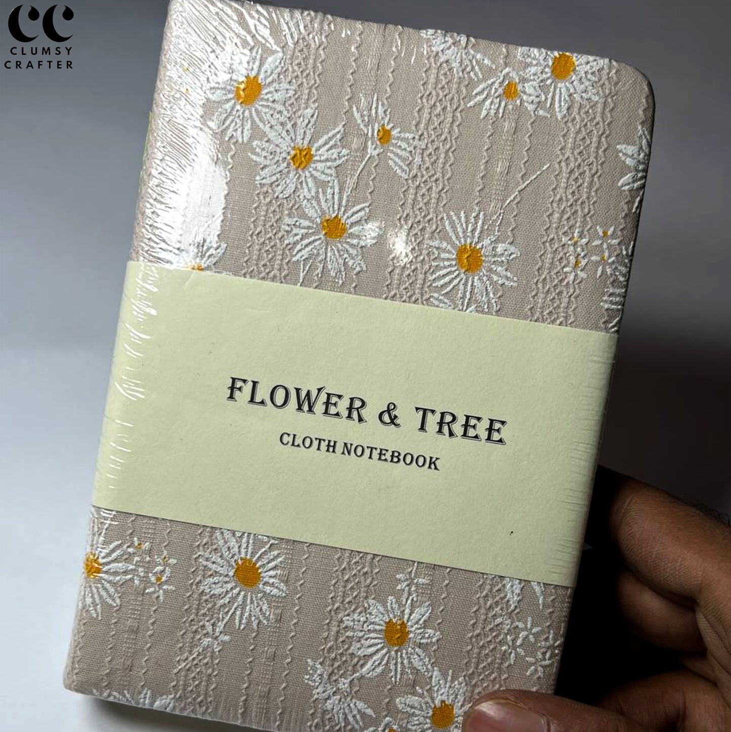 13.1 MINI POCKET SIZED FLOWER & TREE- CLOTH NOTEBOOK