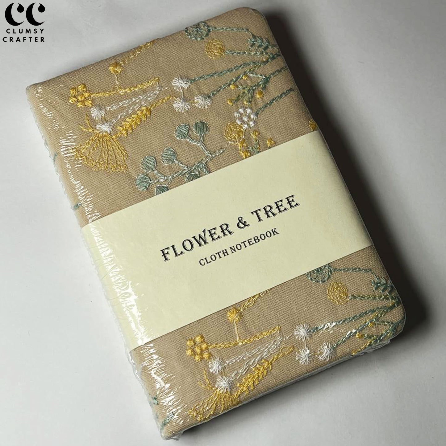 13.1 MINI POCKET SIZED FLOWER & TREE- CLOTH NOTEBOOK