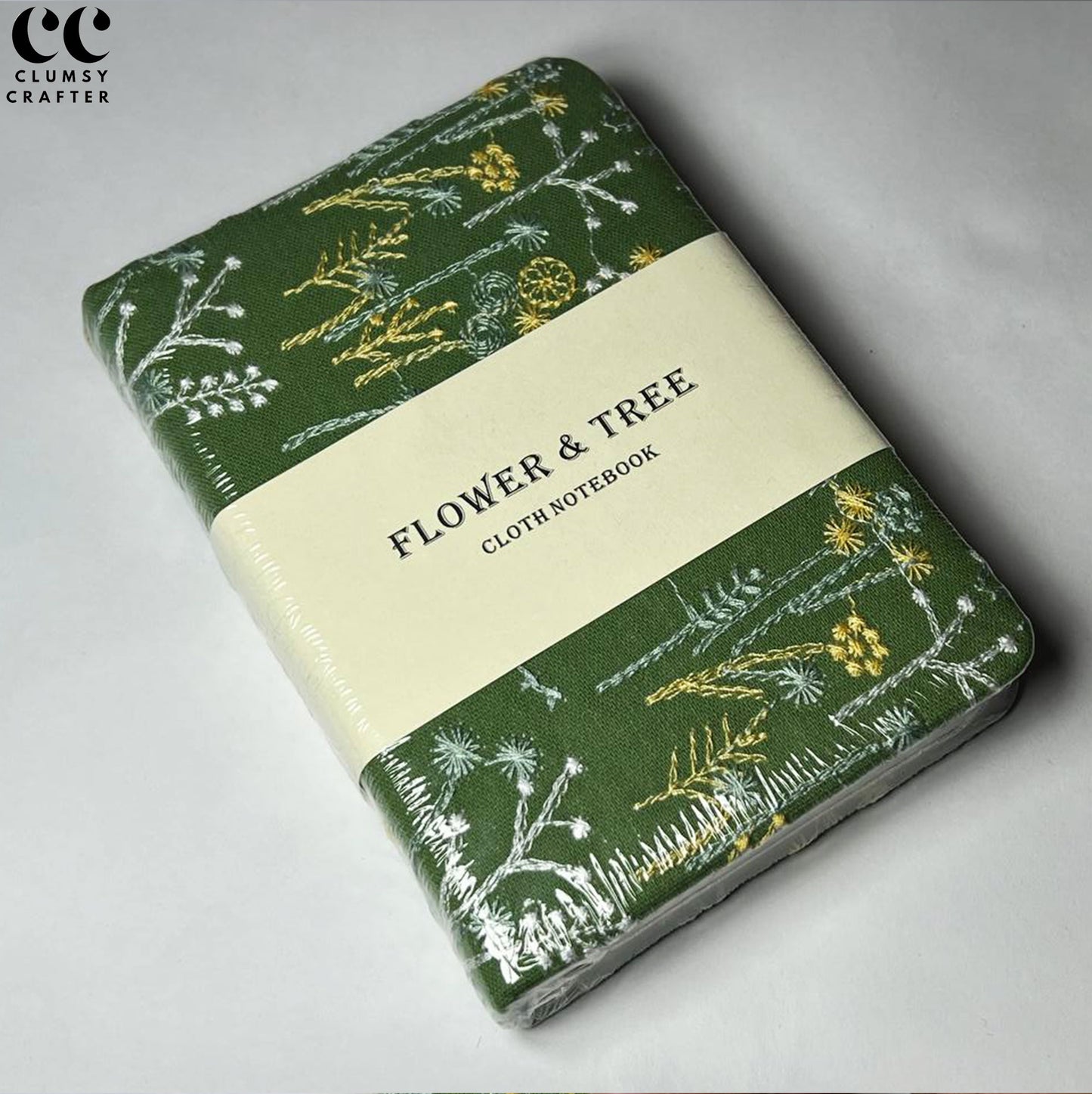 13.1 MINI POCKET SIZED FLOWER & TREE- CLOTH NOTEBOOK