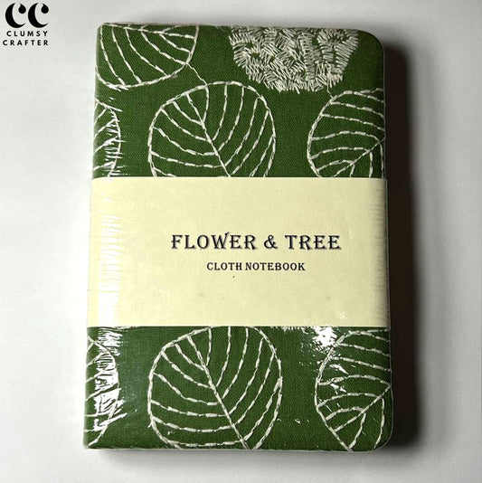 13.1 MINI POCKET SIZED FLOWER & TREE- CLOTH NOTEBOOK