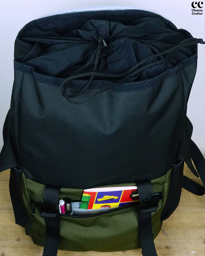 Astro Backpack- Green Black