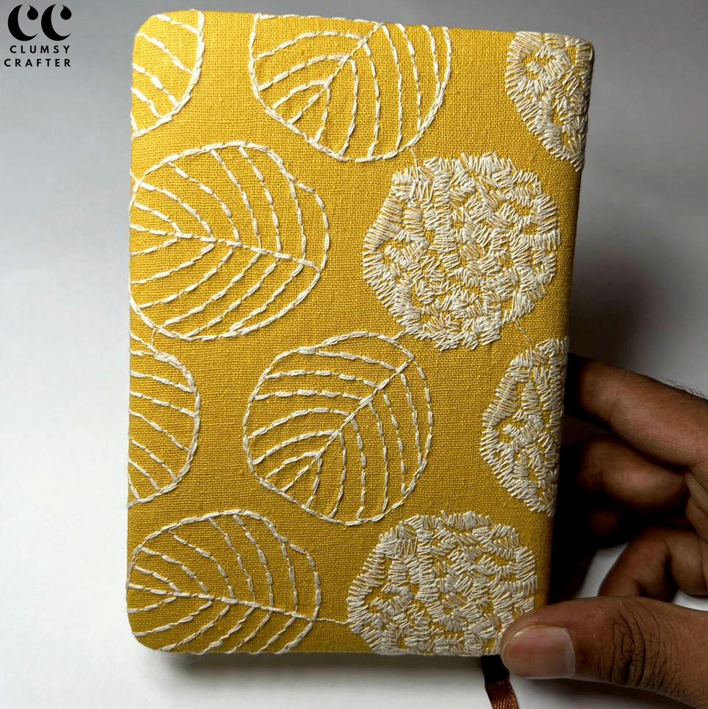 13.1 MINI POCKET SIZED FLOWER & TREE- CLOTH NOTEBOOK