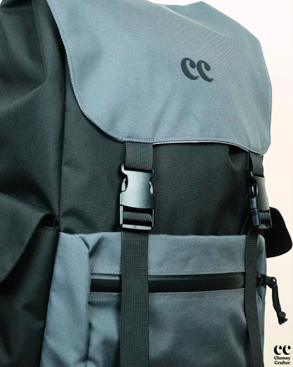 Astro Backpack- Grey Black