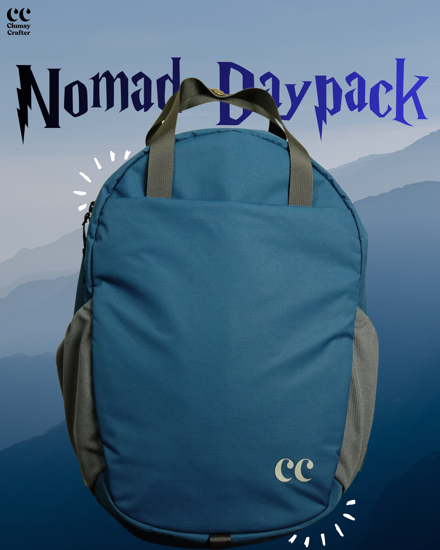Nomad Daypack- Ravenclaw Blue