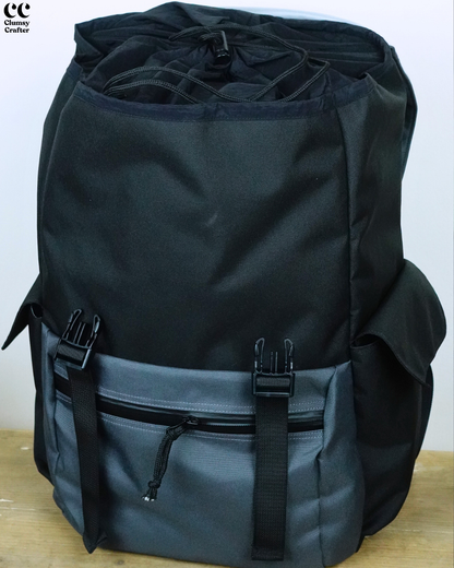 Astro Backpack- Grey Black