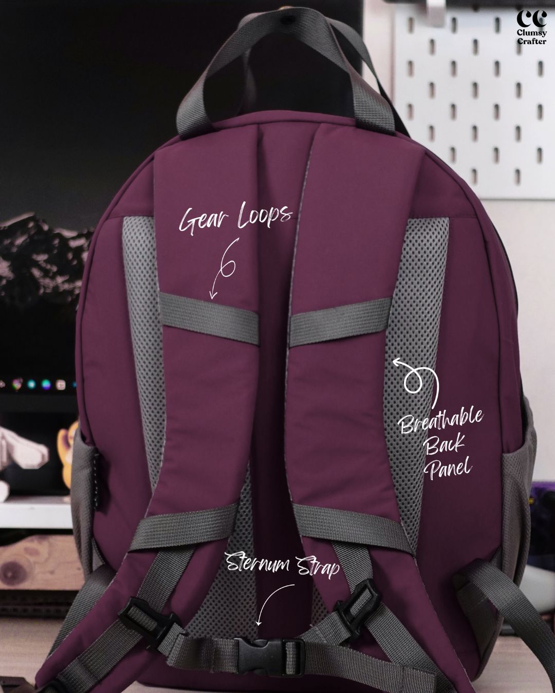 Nomad Daypack- Grape Purple