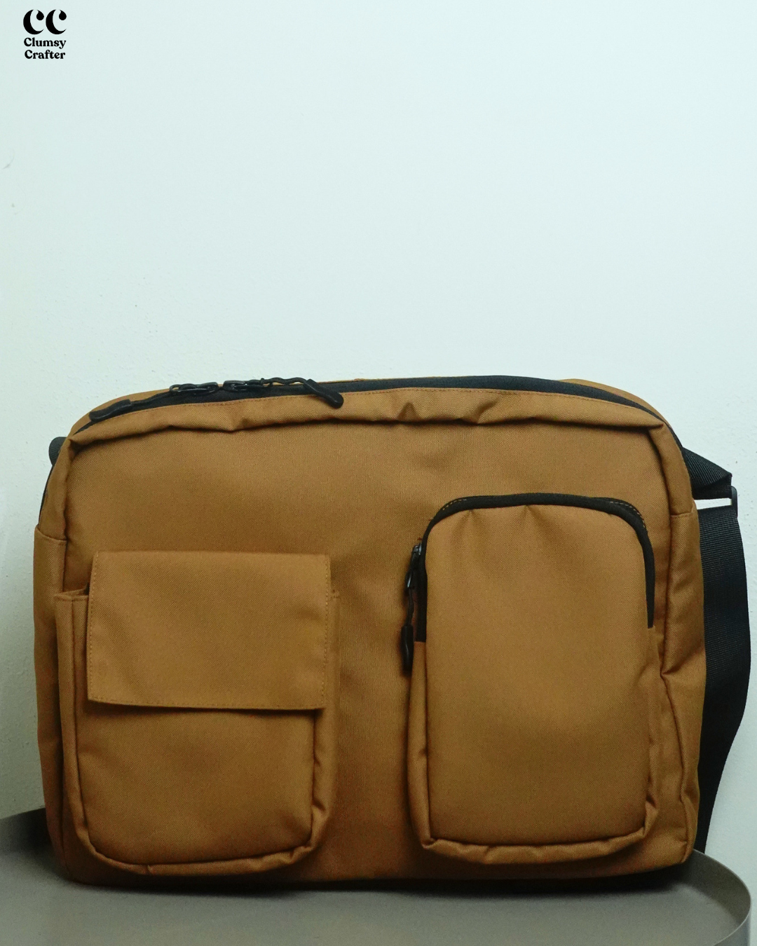 CC Messenger Bag- Brown