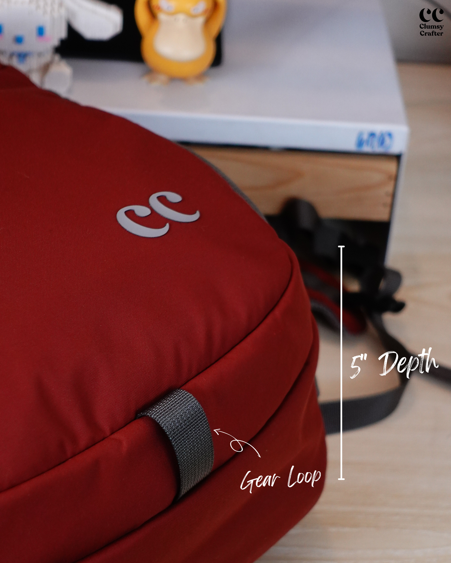Nomad Daypack- Deep Maroon