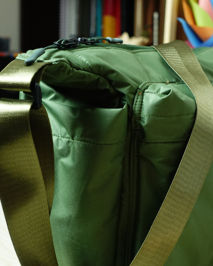 Juno Messenger Bag- Forest Green