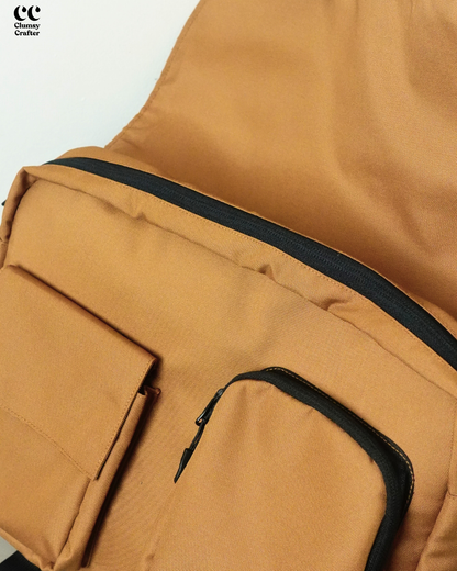 CC Messenger Bag- Brown