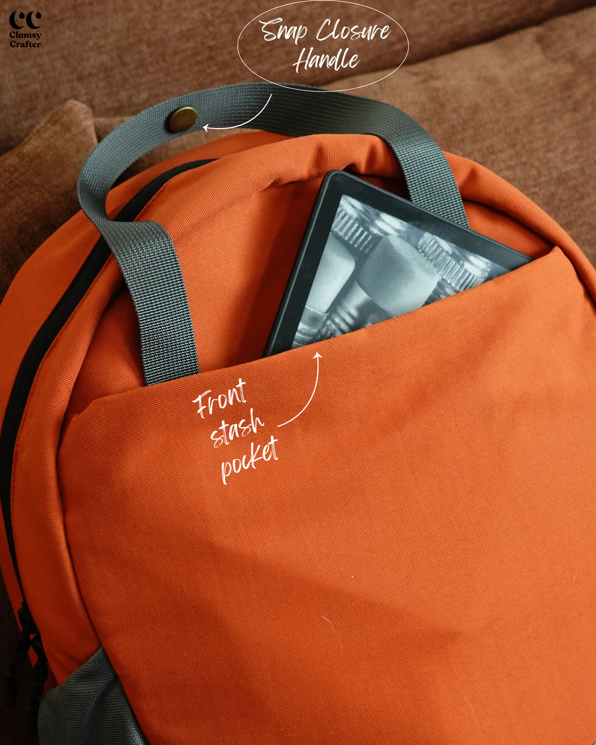 Nomad Daypack- Pumpkin Orange