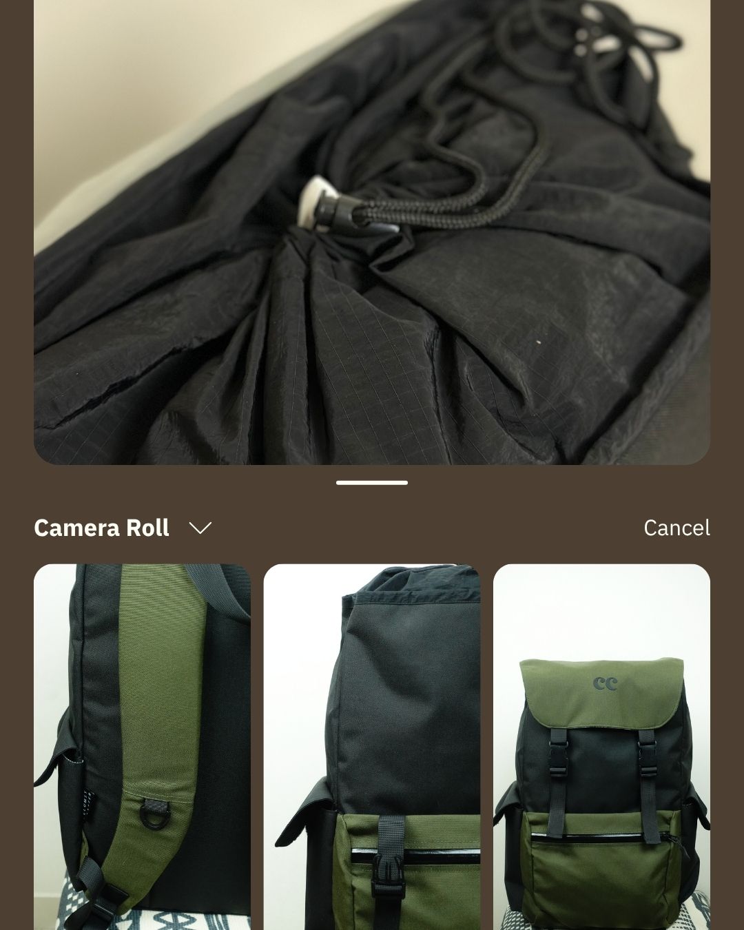 Astro Backpack- Green Black