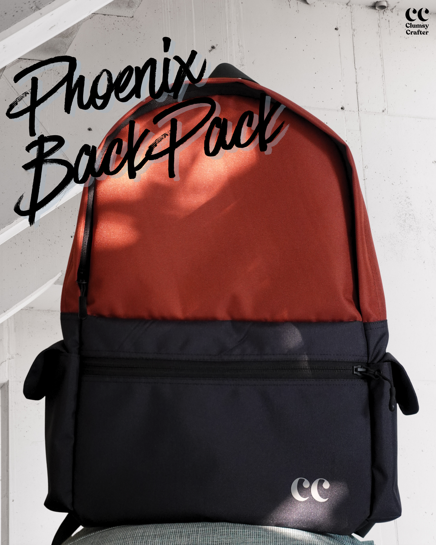 PHOENIX BACKPACK - Brick Red (20% OFF)