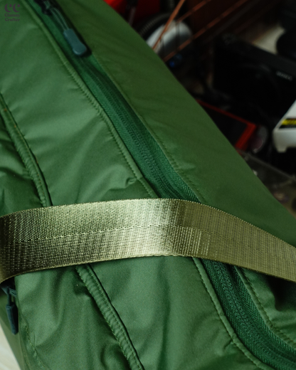 Juno Messenger Bag- Forest Green