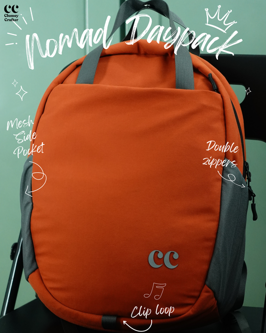 Nomad Daypack- Pumpkin Orange