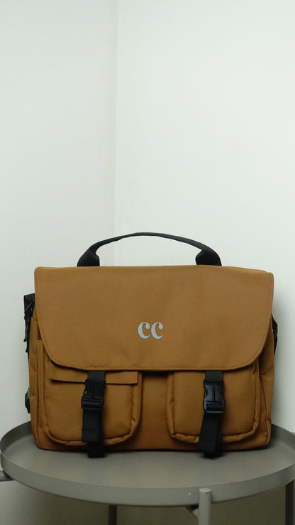 CC Messenger Bag- Brown
