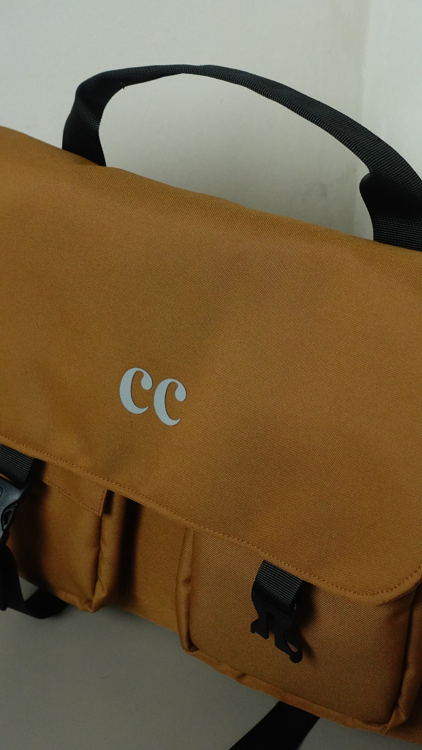 CC Messenger Bag- Brown