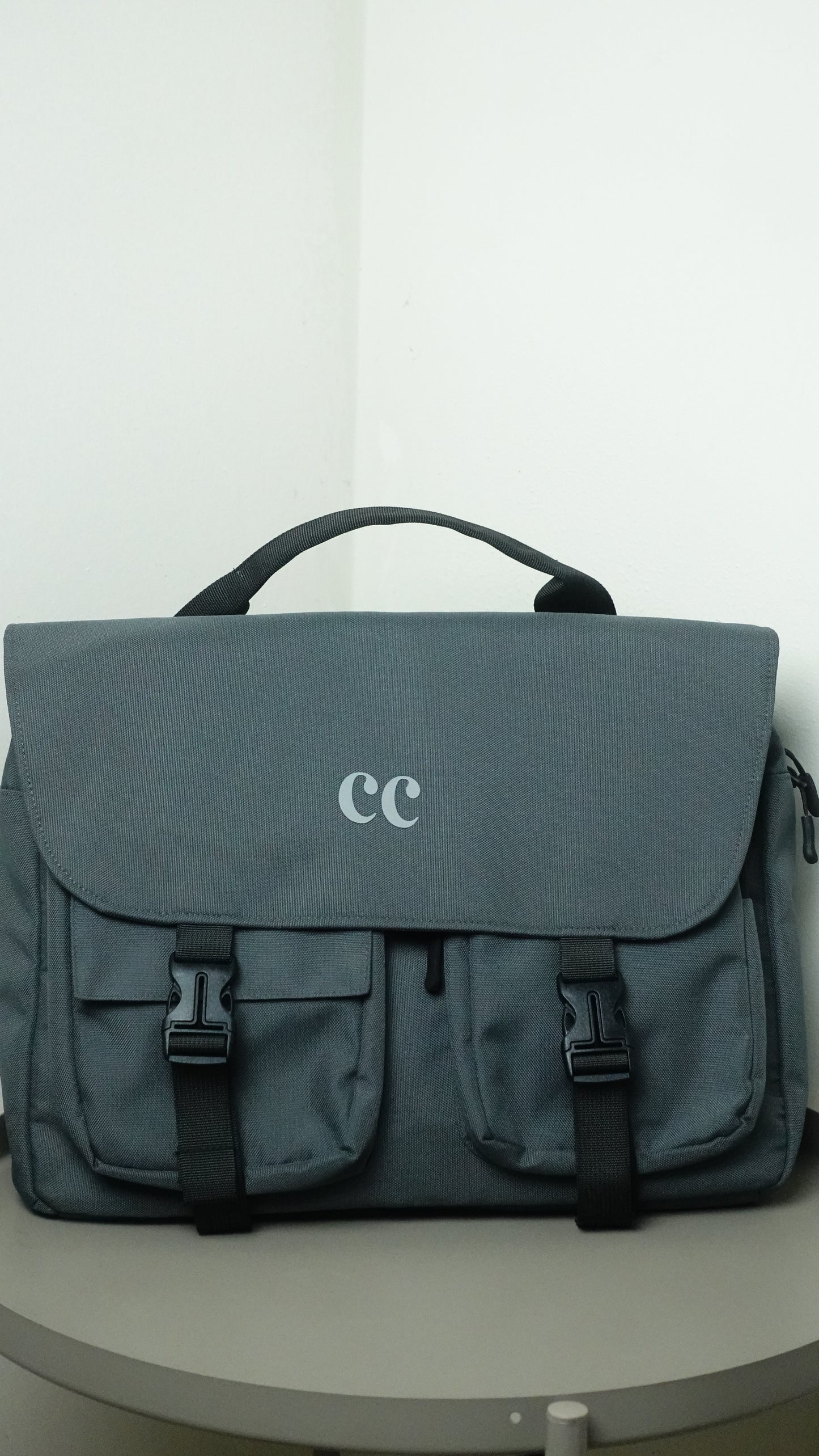 CC Messenger Bag- Grey