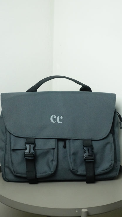 CC Messenger Bag- Grey