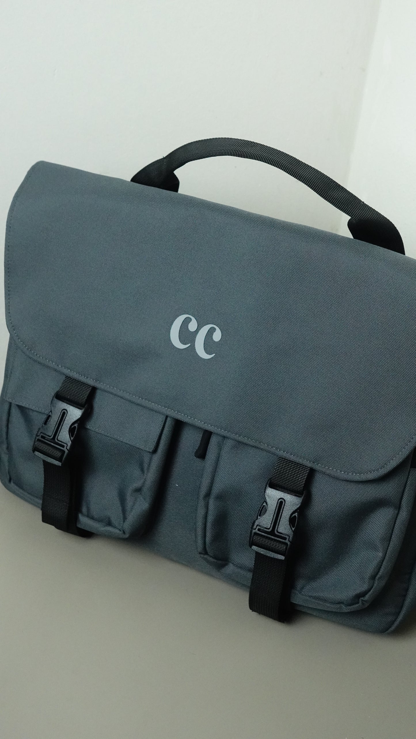 CC Messenger Bag- Grey