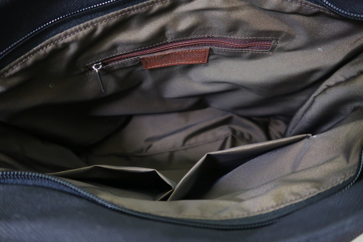 Brief Messenger Bag- Denim Grey
