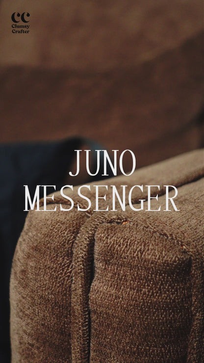 Juno Messenger Bag  - Black